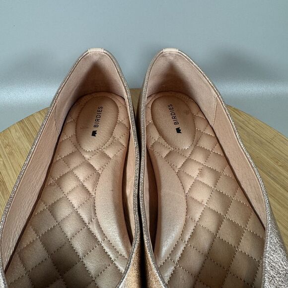 Birdies Rose Gold flats - Picture 3 of 7